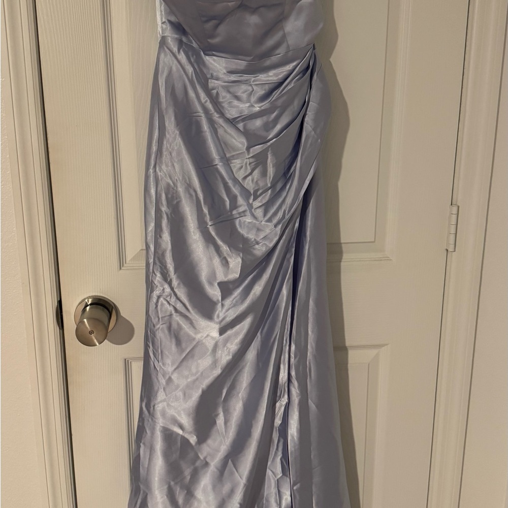 Elegant Strapless Evening Gown